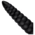 BUTTR Caterpiller - obrovský análny kolík (čierny) - 29 cm