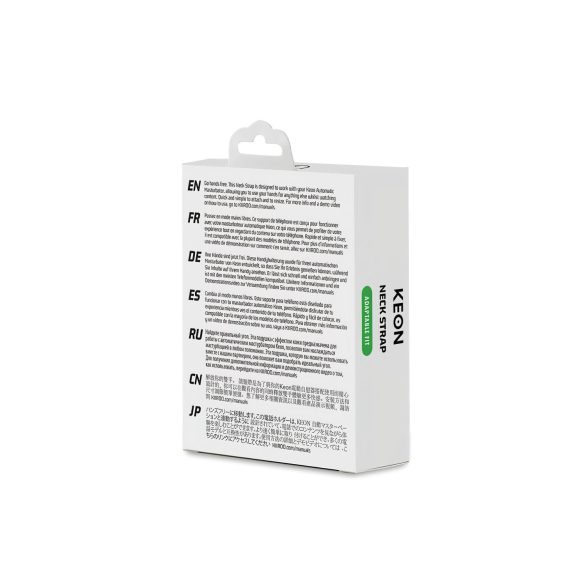 Kiiroo Keon - masturbátor s popruhom na krk - čierny