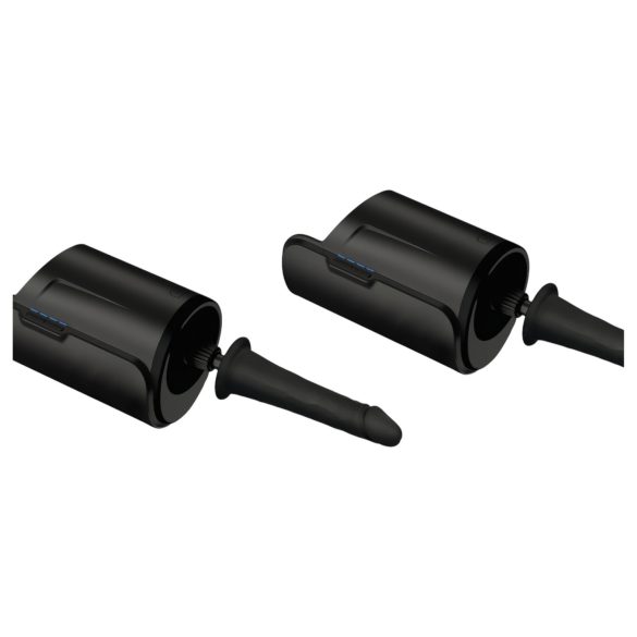 Kiiroo - realistický vákuový dildo - čierny - 19 cm