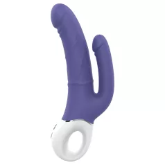 Dreamtoys Essentials - dvojitý vibrátor (fialový)