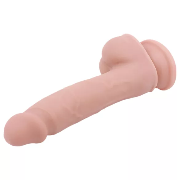 Mr. Dixx 7.6 - realistický dildo s prísavkou a semenníkmi - telová farba 19,5 cm