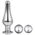 Gleaming Love - análny špičkový plug set (strieborný, 3-dielny)
