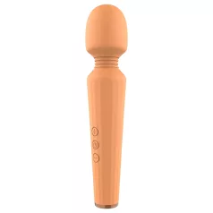 Glam - masážny vibrátor s akumulátorom - oranžový