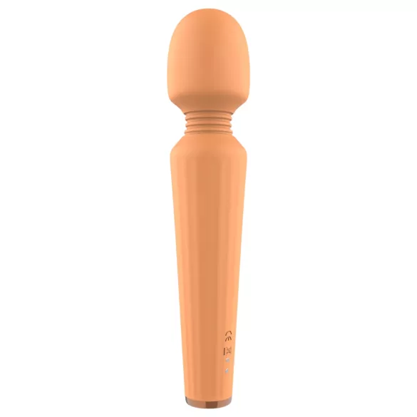 Glam - masážny vibrátor s akumulátorom - oranžový