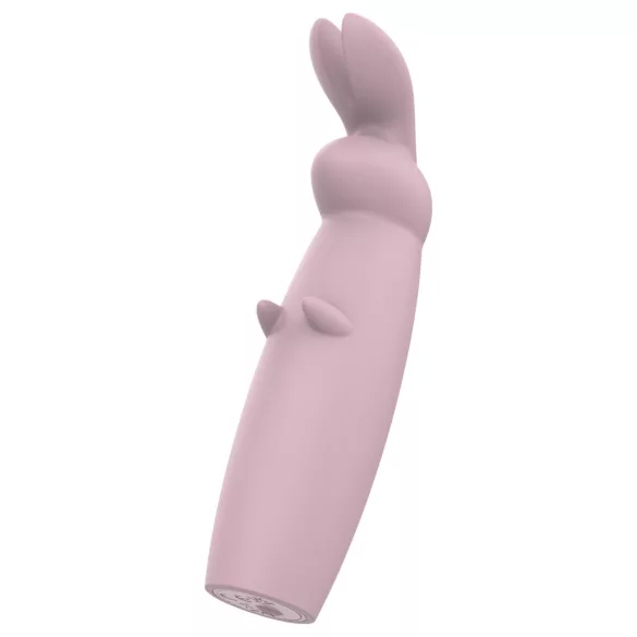 Nude Hazel - vibrátor na klitoris s králikom - fialový - nabíjateľný