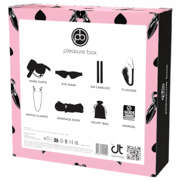 Pleasure Box Let's Go Kink - BDSM sada na zväzovanie - 6 dielov