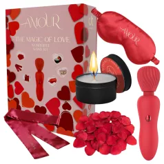 Dreamtoys Amour - sada wand vibrátora (červená)