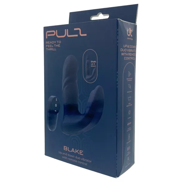 Dreamtoys Pulz - pulzujúci análny vibrátor s diaľkovým ovládaním (modrý)