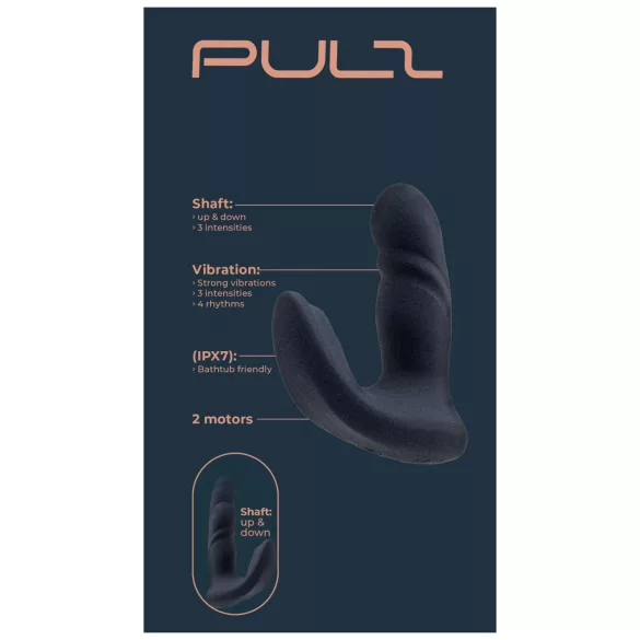 Dreamtoys Pulz - pulzujúci análny vibrátor s diaľkovým ovládaním (modrý)