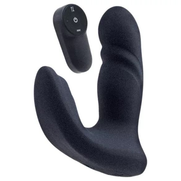 Dreamtoys Pulz - pulzujúci análny vibrátor s diaľkovým ovládaním (modrý)