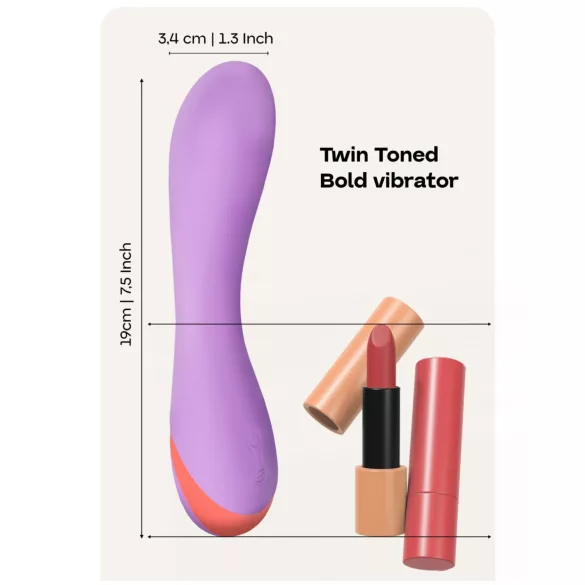 Dreamtoys Love Signal - vibrátor na bod G (fialový)