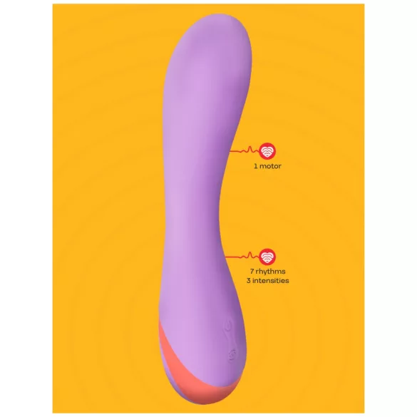 Dreamtoys Love Signal - vibrátor na bod G (fialový)