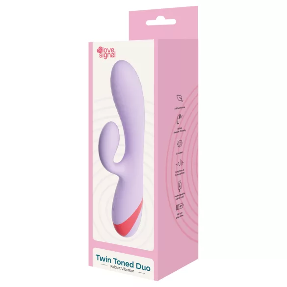 Dreamtoys Love Signal - vibrátor s ramenom na klitoris (fialový)