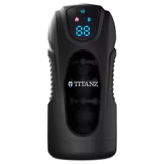   Titanz Ultimate Heat & Thrusting - automatický masturbátor (čierny)