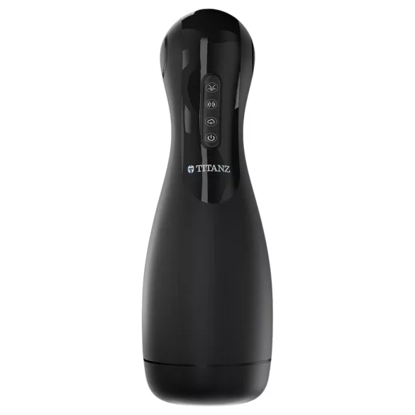 Titanz Ultimate Squeeze & Suck - automatický masturbátor (čierny)