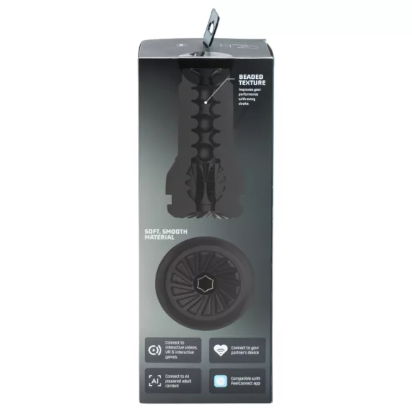 Kiiroo - mužský masturbátor - PowerBlow + Feel Pocket - čierny