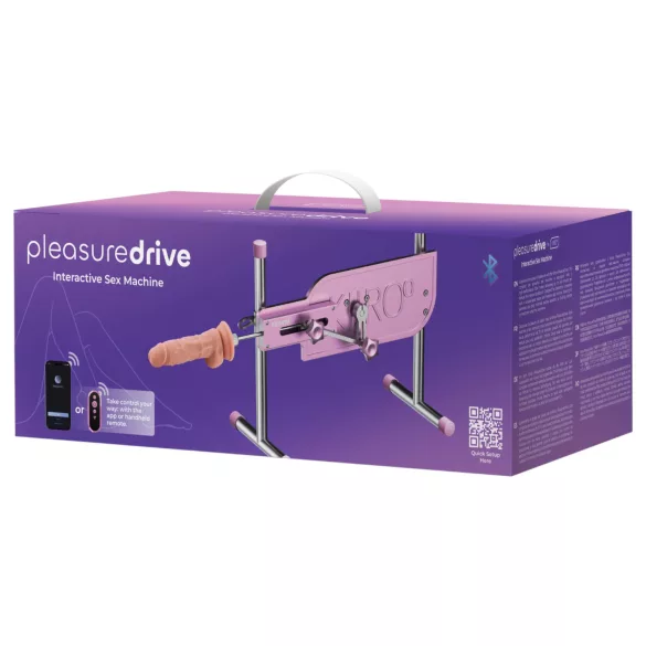 Kiiroo Pleasure Drive - smart sex machine - ružová