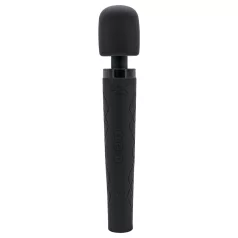 Pixey Deluxe Black Velvet - wand vibrátor L (čierny)