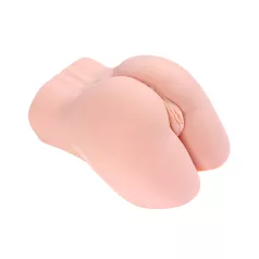   Kokos Hera - realistická torzo vagína a zadoček - prírodná farba