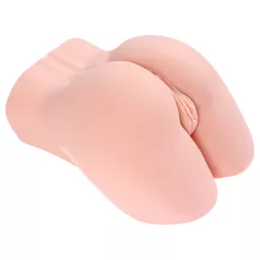   Kokos Hera - realistická, torzová umelá vagína a zadoček (telová farba)