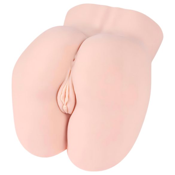 Kokos Hera - realistická torzo vagína a zadoček - prírodná farba