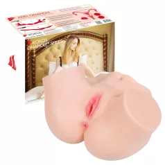   Kokos Adel Onahole - realistický torzo masturbátor (prírodný)