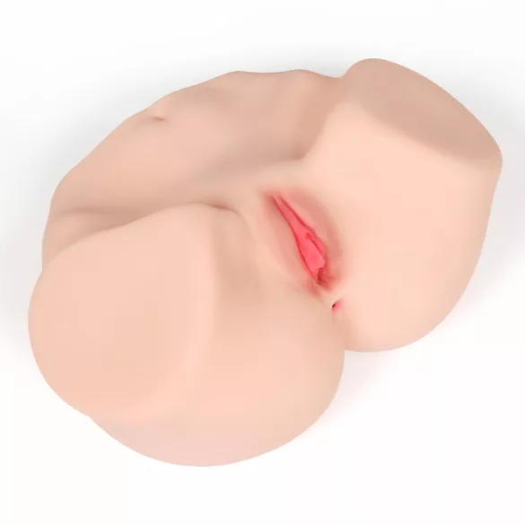 Kokos Maria - realistický torzo masturbátor vagína a anál - prírodná farba