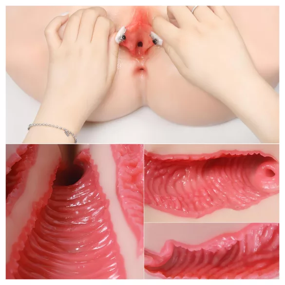 Kokos Vanilla 004 - realistický torzo masturbátor - naturálny