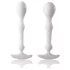 Aneros - análne dildo set - 2 kusy - biele