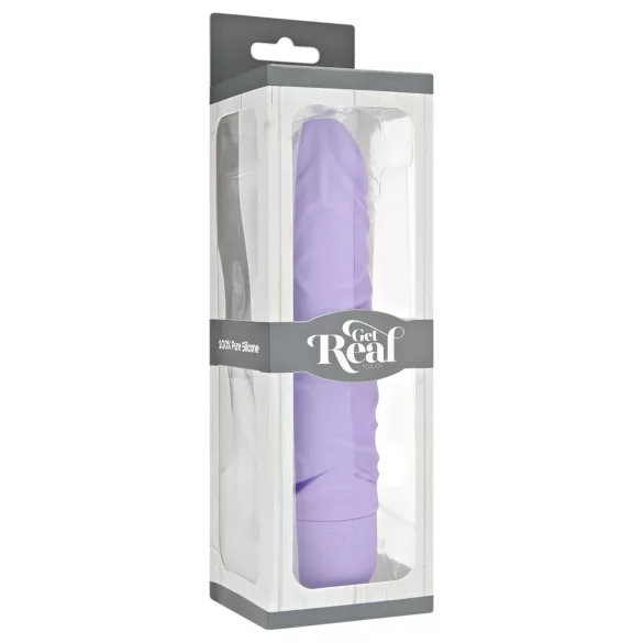 Get Real - realistický vibrátor - silikón - fialový