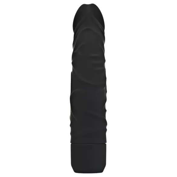 Get Real - realistický vibrátor - čierny silikón