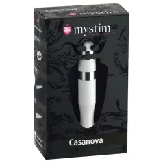 mystim Casanova - elektro tyčinkové dildo (biele)