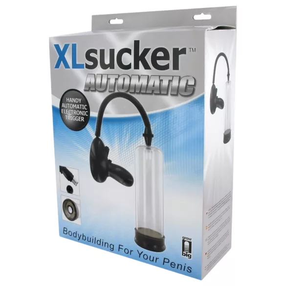 XLSUCKER - automatická vákuová pumpa na penis - priehľadná