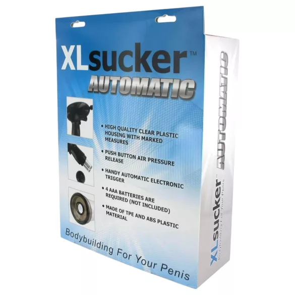 XLSUCKER - automatická vákuová pumpa na penis - priehľadná