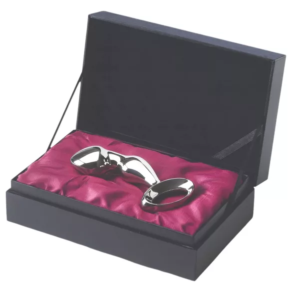 Njoy Pfun Plug - análny kolík na prostatu - kovový - strieborný
