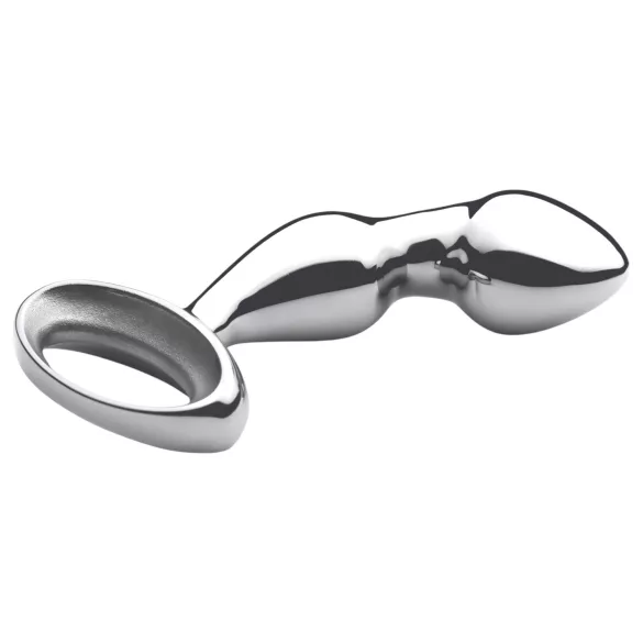 Njoy Pfun Plug - análny kolík na prostatu - kovový - strieborný