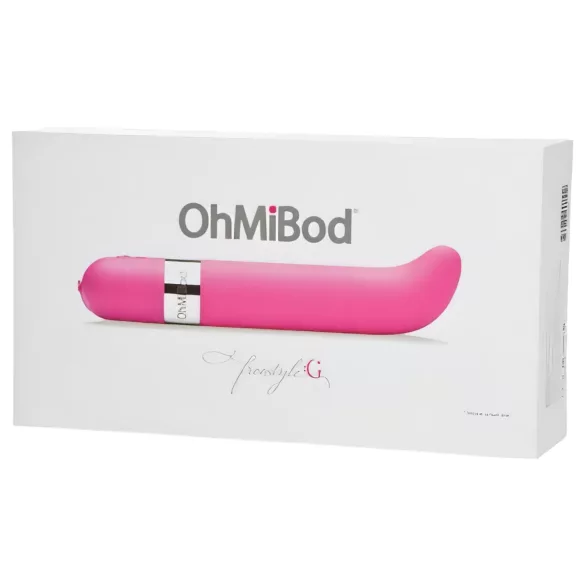OhMiBod Freestyle G - rádiom ovládaný G‑bod vibrátor so zvukovým (hudobným) ovládaním (ružový)