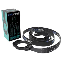   Bathmate Shower Strap - držiak pumpy s meracím popruhom (čierny)