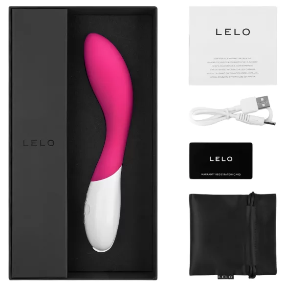 LELO Mona 2 - vibrátor s ohnutým tvarom - ružový