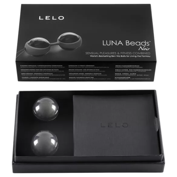 LELO - Vaginálne guličky - nastaviteľné - čierne