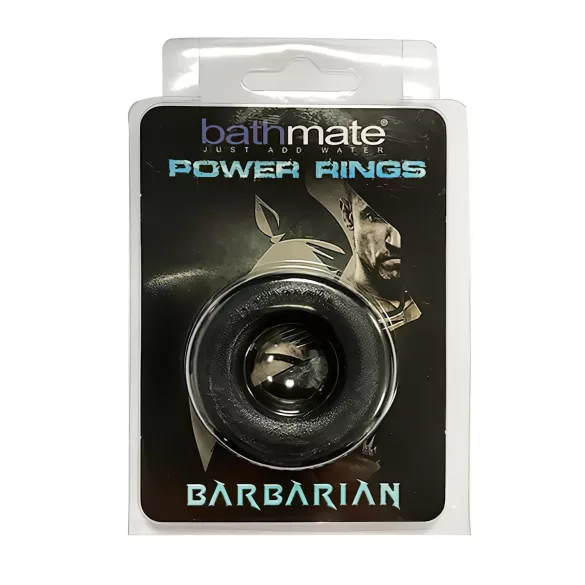 BathMate - erekčný krúžok Barbarian - silikón - čierny