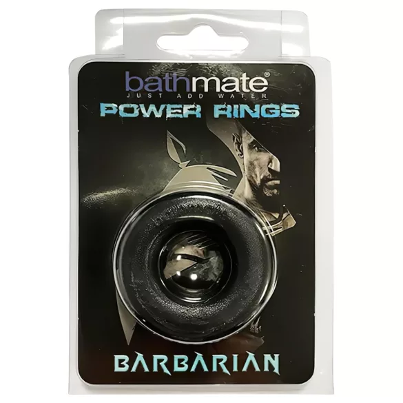 BathMate - erekčný krúžok Barbarian - silikón - čierny