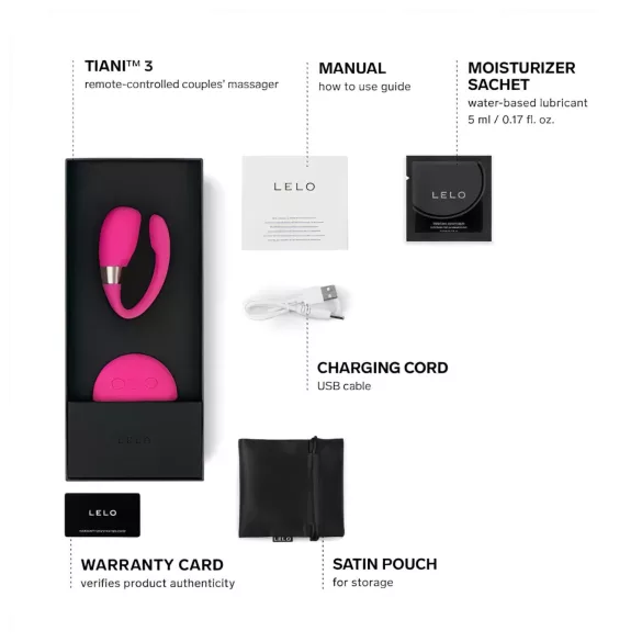 LELO Tiani 3 - párový vibrátor - silikón - ružový