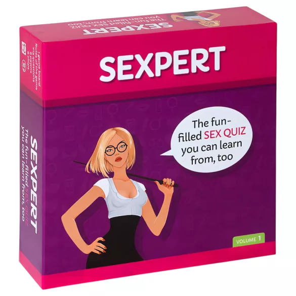 tease & please - Sexpert - zábavná spoločenská hra, sex kvíz (v anglickom jazyku)
