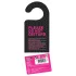Sexy kocky so závesom na dvere (čierno-ružový)
