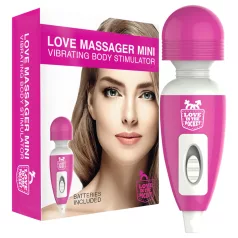 Love Wand - mini vibrátor na masáž klitorisu - ružový