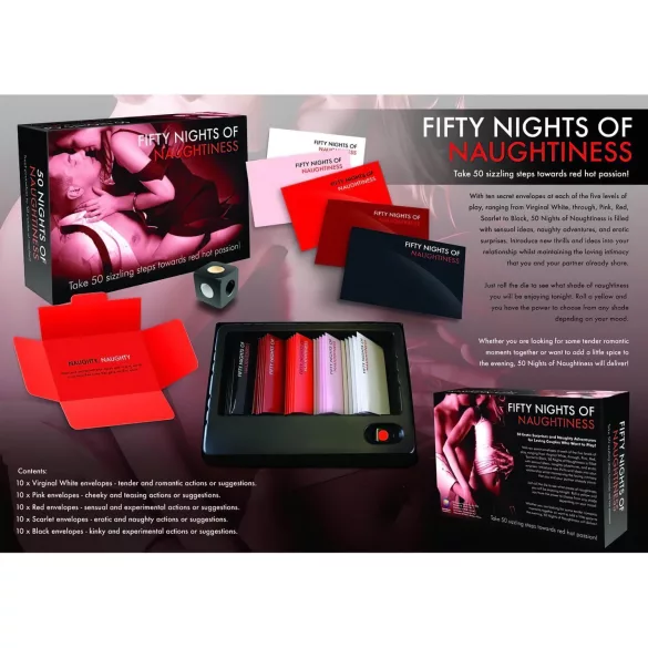 FIFTY NIGHTS OF NAUGHTINESS - erotická spoločenská hra - v angličtine