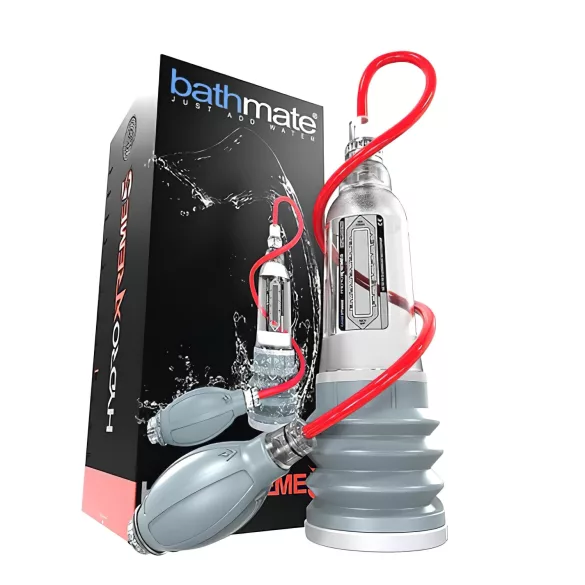 BathMate - vákuová pumpa na penis - set - priehľadná