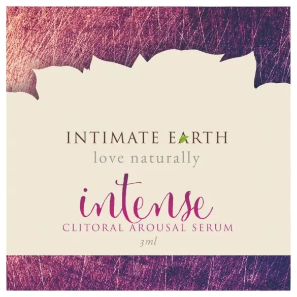 Intimate Earth Intense - intímny gél pre ženy (3ml)