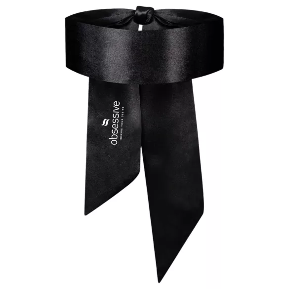 Obsessive - bondage šatka na oči - čierna